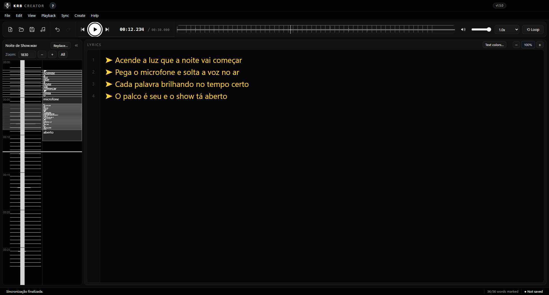 KRB CREATOR em inglês